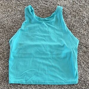 Athleta Girl Long Distance Tank Top Aqua size 16